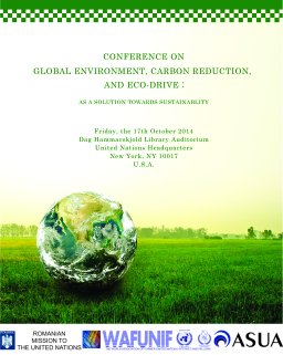 Eco-Drive A Sustainable Solution at the heart of the UN Agenda