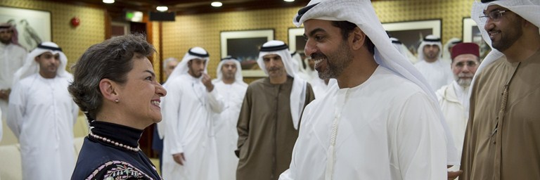 UNFCCC Chief Praises UAE Founder’s Vision at Crown Prince’s Court