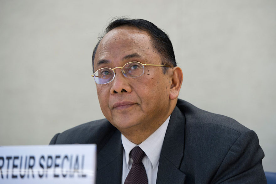 Makarim Wibisono, Special Rapporteur on the situation of human rights in the Palestinian territories. UN Photo/Violaine Martin