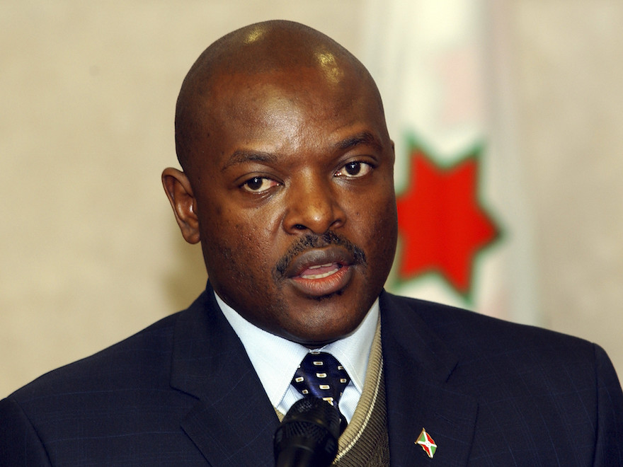 Burundi's President Pierre Nkurunziza | Credit: afrikareporter.com