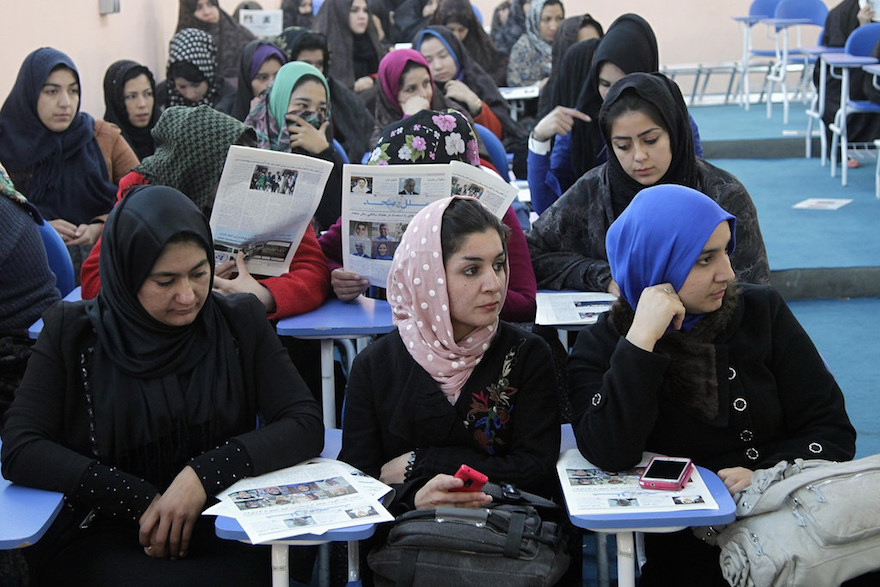 The work of empowered Afghans improving their province with the support of the United Nations was the focus of a UN-backed event in the capital of the western province of Heart in December 2015. Credit: UNAMA | Fraidoon Poya.