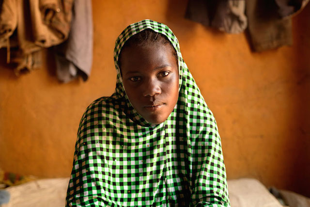 Nafissa, 17 from Niger, was married at 16. Three months after marrying she became pregnant. She gave birth to a still born baby. Photo: UNICEF/Marieke van der Velden.