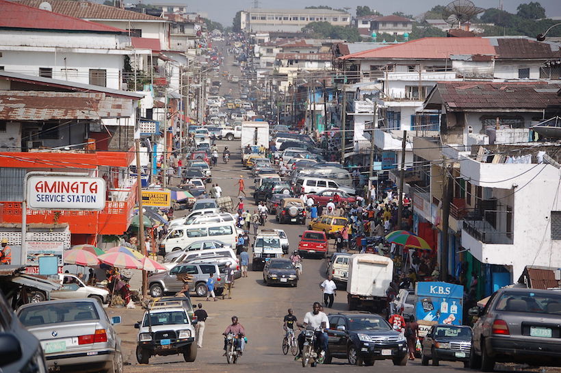 Downtown Monrovia | Credit: Wikimedia Commons