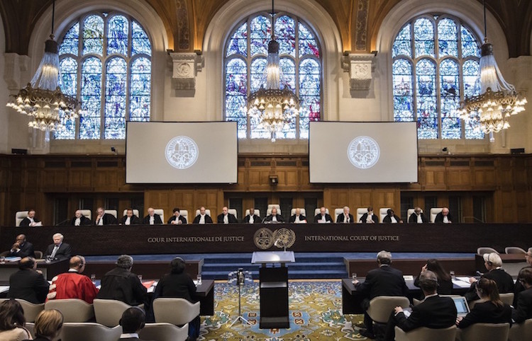 The International Court of Justice in Session