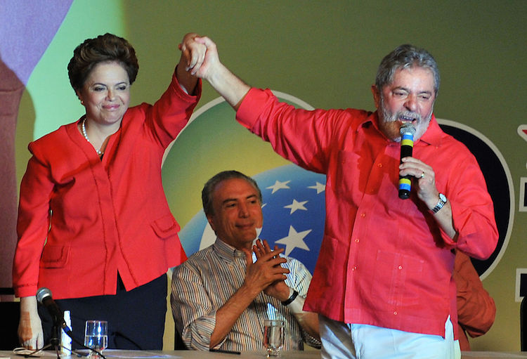 Photo: Dilma Rousseff with Lula during the 2010 presidential campaign. Credit: Wikimedia Commons