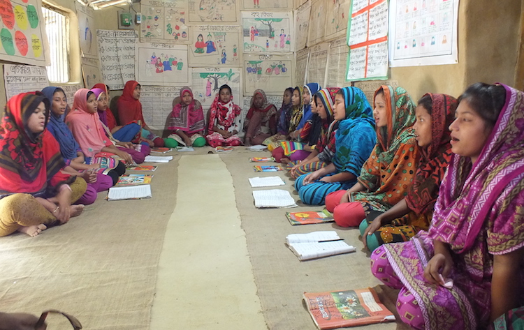 Adolescent Girls in Bangladesh Defend Right to Learning