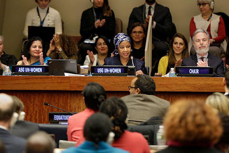 Closing of the 61st session of the UN Commission on the Status of Women. Credit: UN Women/Ryan Brown.