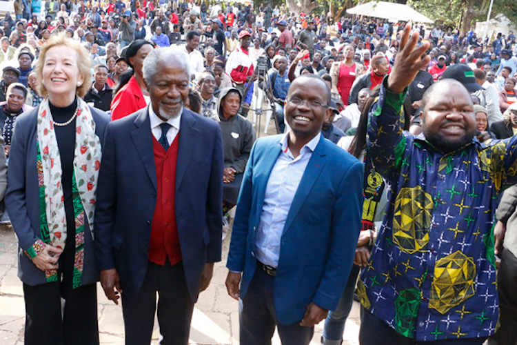 The Elders Call for Restraint and Justice in Zimbabwe to Honour Kofi Annan’s Legacy