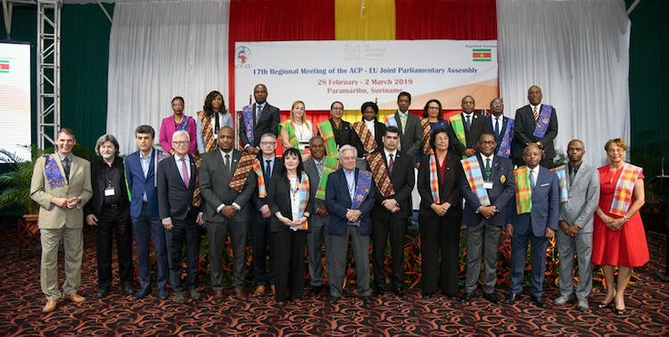Parliamentarians from the Caribbean Confer with EU Counterparts in Suriname