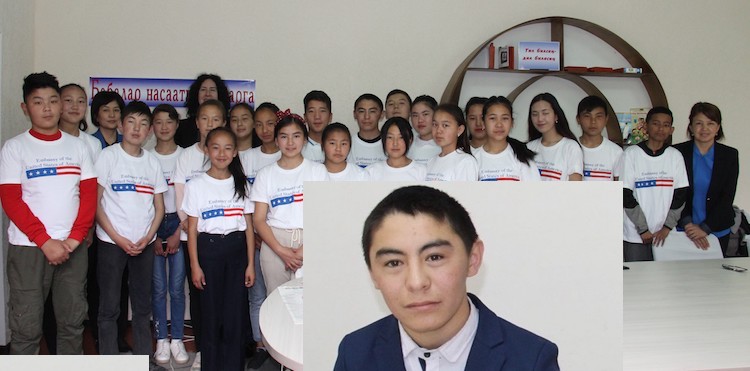 Afghani Teenager in Kyrgyzstan Plunges into Learning