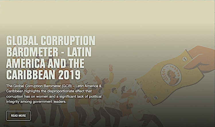 Corruption a Cause for Citizen Concern in Latin America and the Caribbean