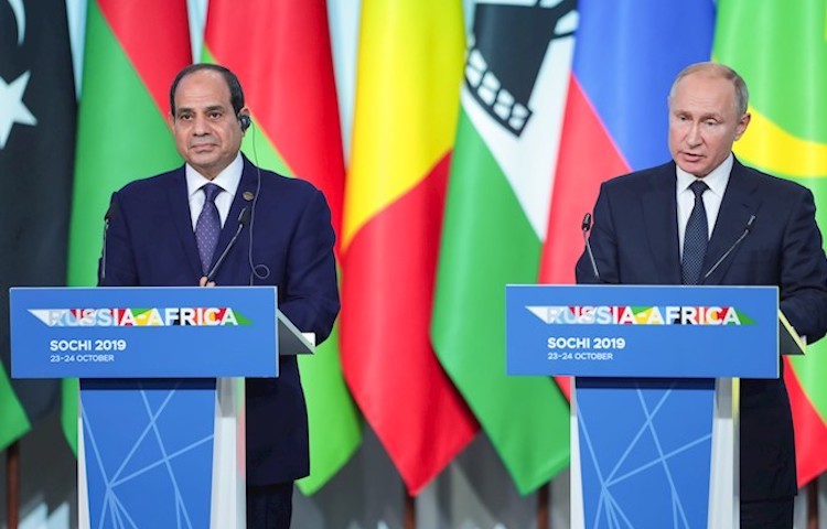 Putin and El-Sissy Greet the Outcome of Russia-Africa Summit