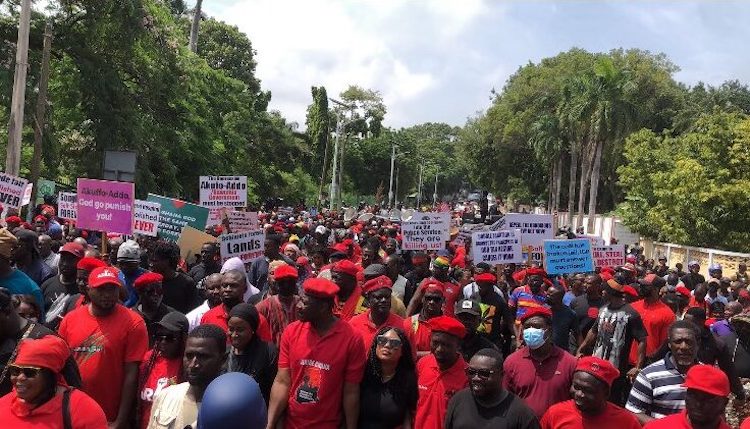 Ghanaians Take to The Streets Over Intolerable Living Costs