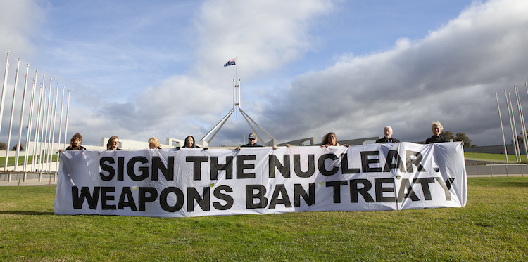 France Attempts to Pressure Australia to Stop Engaging with Nuclear Weapons Ban Treaty