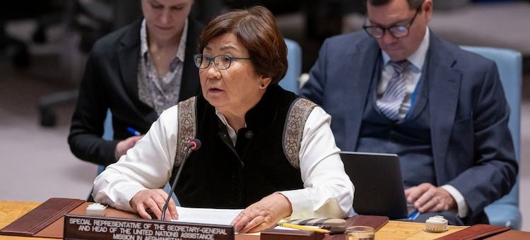 UN Mission Chief Calls for Taliban’s Return To ‘International Norms’
