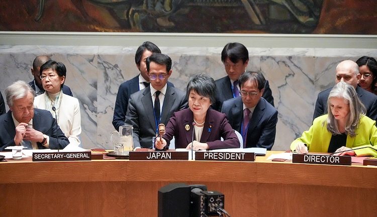 Japan Chairs a Rare UN Security Council Disarmament Debate